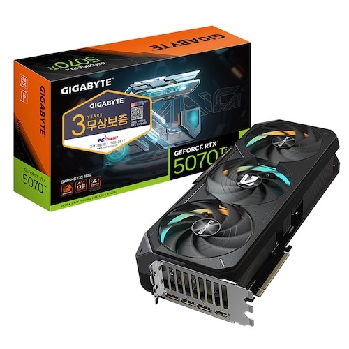 오버시스템-GIGABYTE 지포스 RTX 5070 Ti GAMING OC D7 16GB 피씨디렉트에 관한 사진